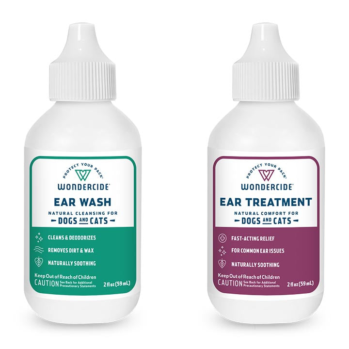 Ear Wash and Treatment Kit for Dogs and Cats