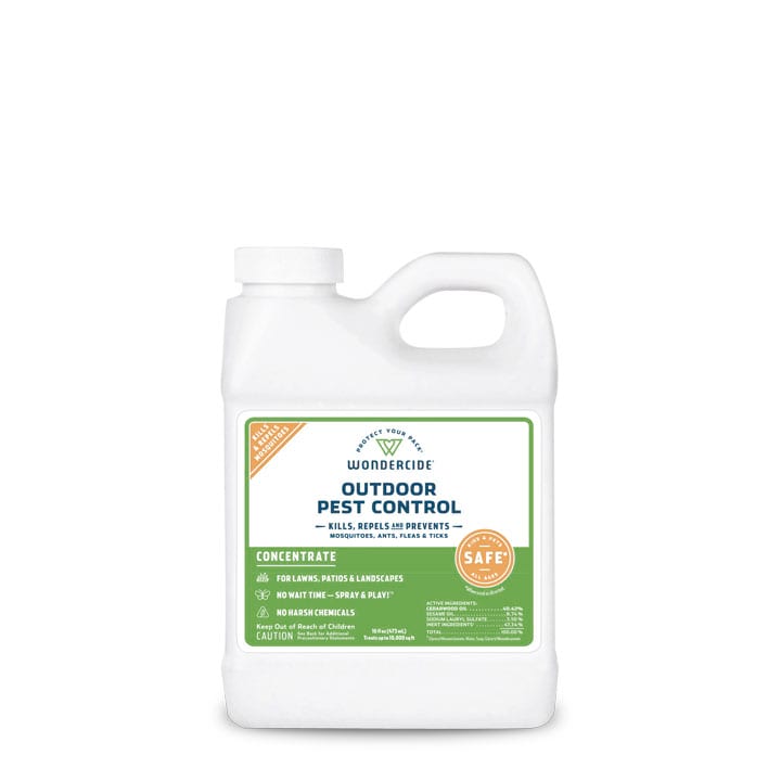 Outdoor Pest Control Concentrate for Yard + Garden with Natural Essential Oils - 16 oz