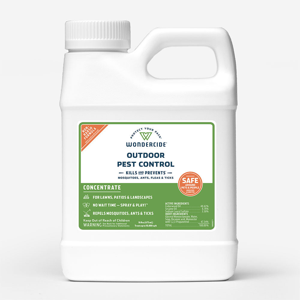 Outdoor Pest Control Concentrate for Yard + Garden with Natural Essential Oils - 16 oz
