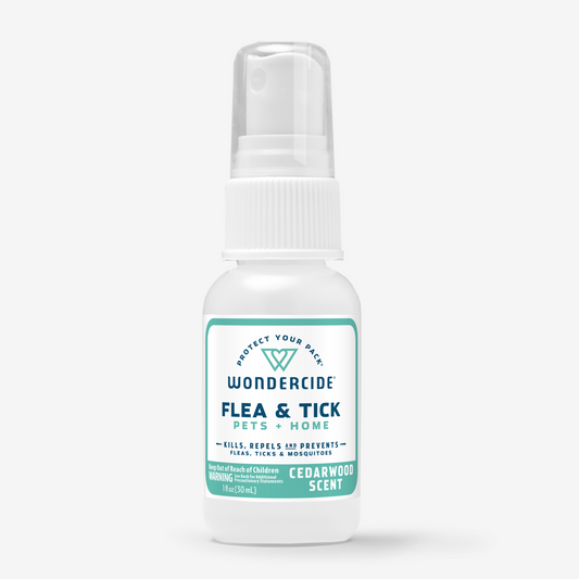 Cedarwood Flea & Tick Spray for Pets + Home with Natural Essential Oils