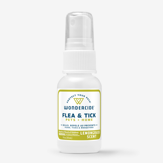 Lemongrass Flea & Tick Spray for Pets + Home with Natural Essential Oils