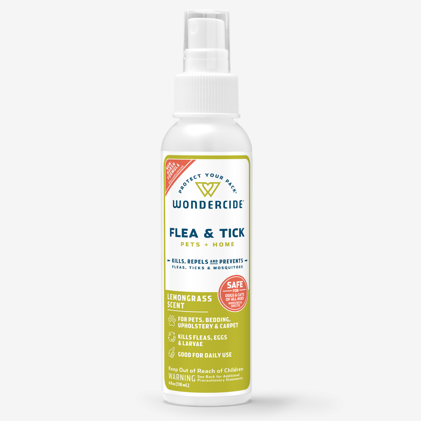 4 oz. Flea & Tick Spray for Pets + Home with Natural Essential Oils