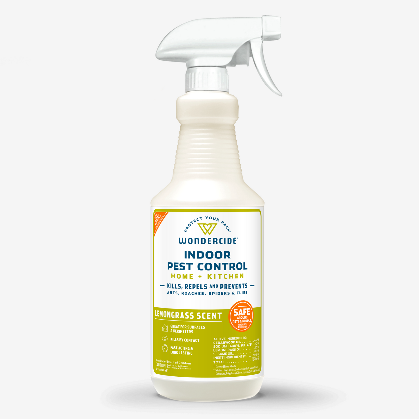 Lemongrass Indoor Pest Control for Home + Kitchen with Natural Essential Oils