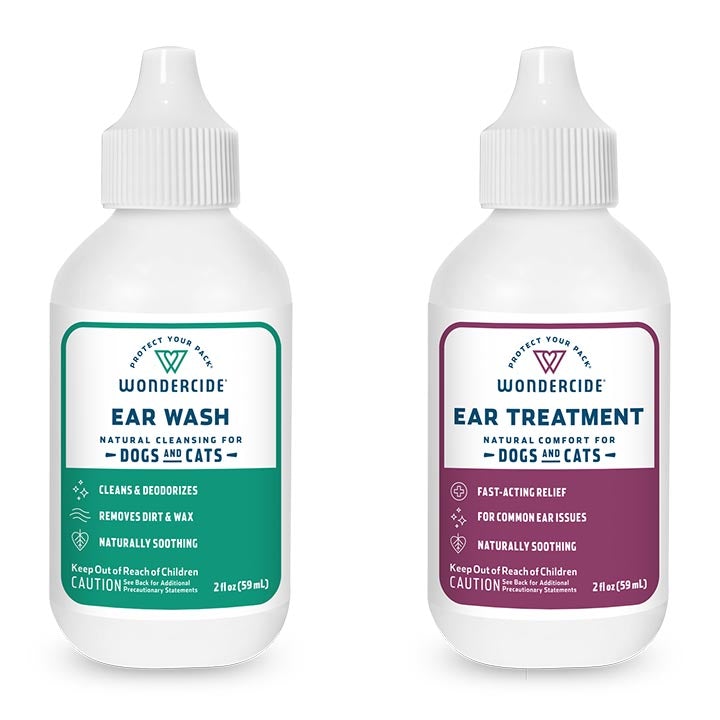 Ear Wash and Treatment Kit for Dogs and Cats