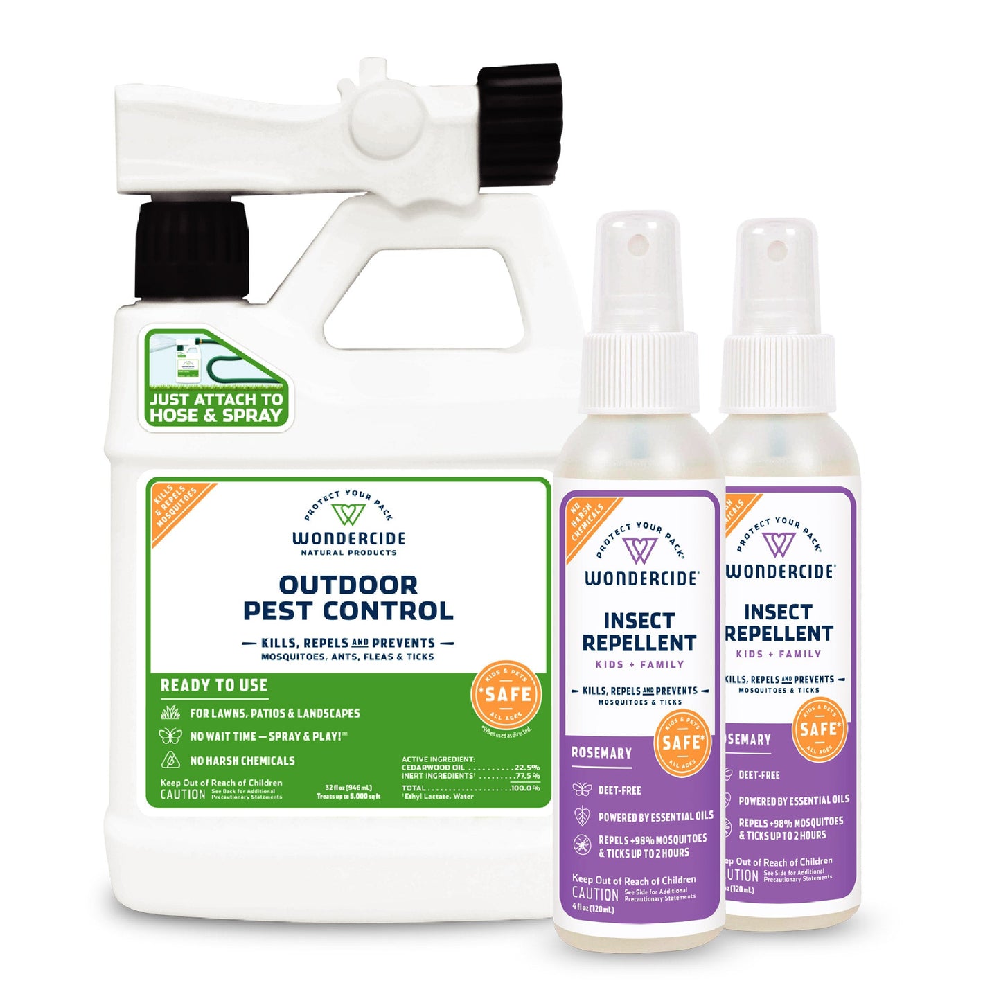 Complete Control Mosquito Kit with Natural Essential Oils