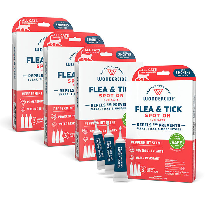 Flea & Tick Spot On for Cats Front