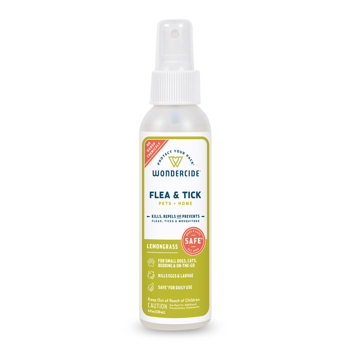 Lemongrass Flea & Tick Spray for Pets + Home - 4oz