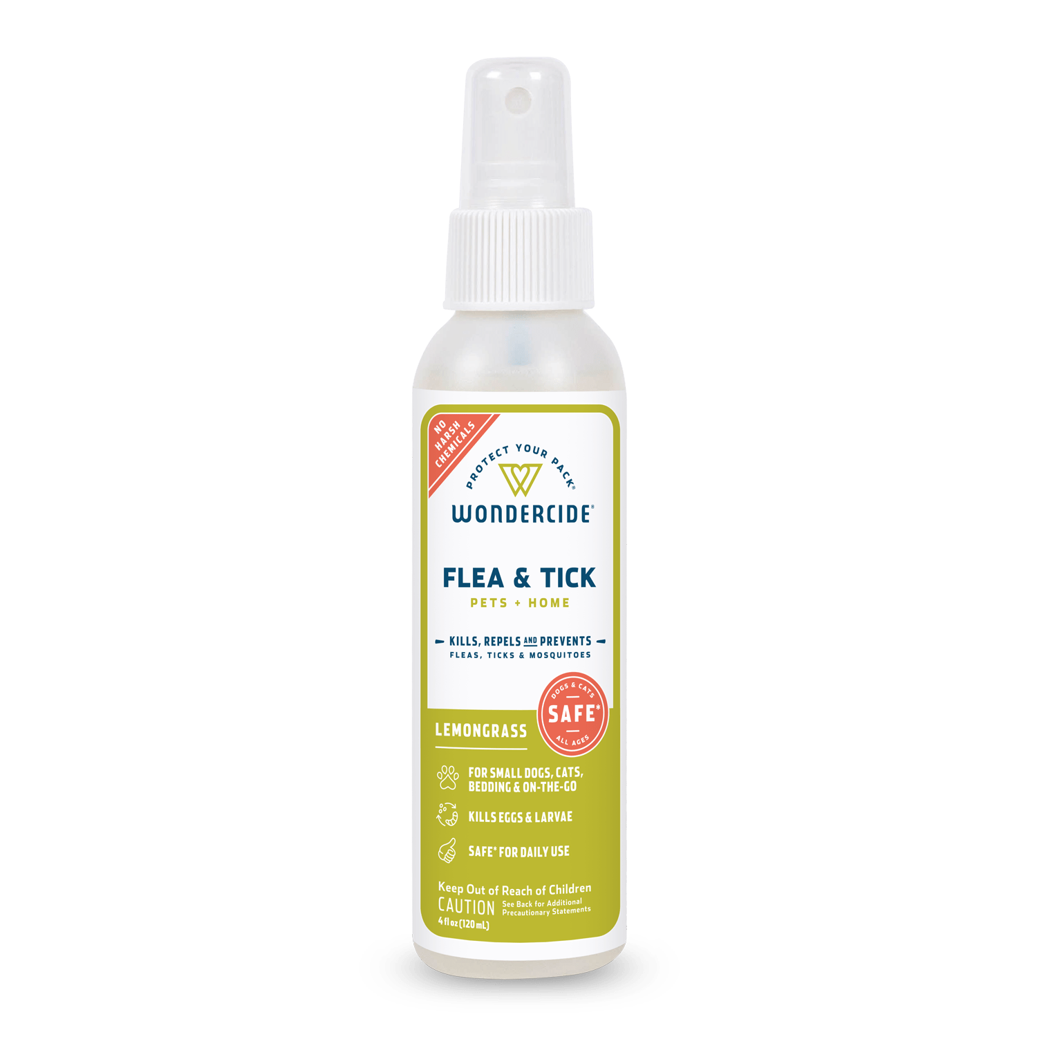 Lemongrass Flea & Tick Spray for Pets + Home - 4oz