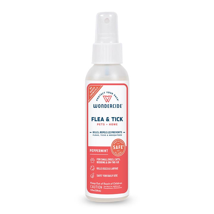 Peppermint Flea & Tick Spray for Pets + Home - 4oz