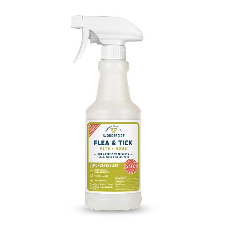 Lemongrass Flea & Tick Spray for Pets + Home - 16oz