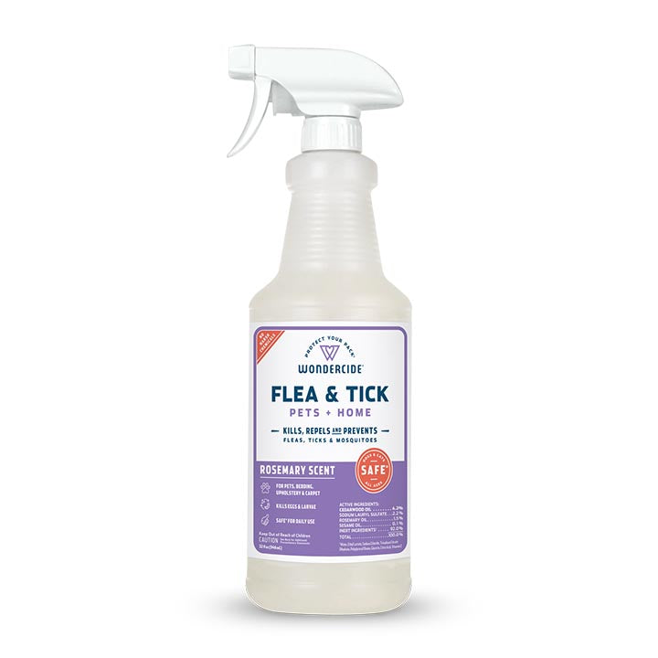 Rosemary Flea & Tick Spray for Pets + Home - 32oz