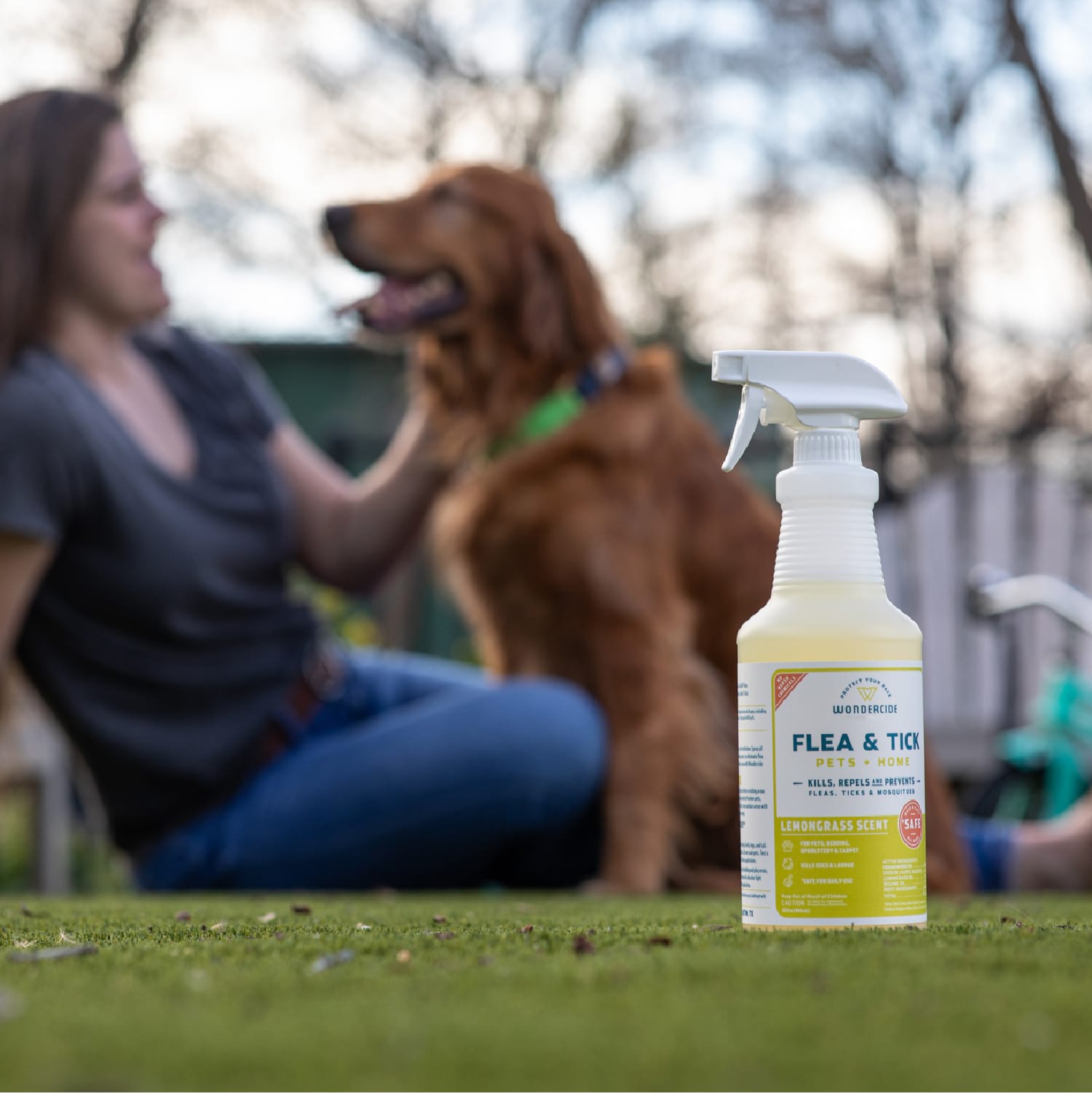 Lemongrass Flea & Tick Spray for Pets + Home - Gallery
