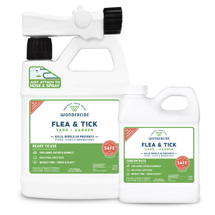 Flea & Tick Yard Spray Refill Starter Kit with Natural Essential Oils
