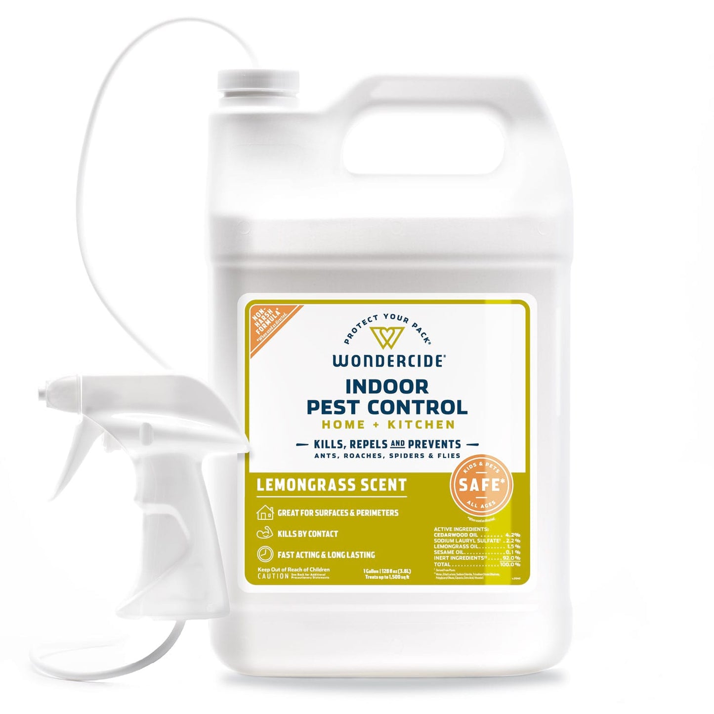 Lemongrass Indoor Pest Control for Home + Kitchen - 128oz