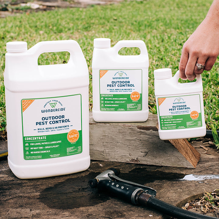 Outdoor Pest Control Concentrate for Yard + Garden with Natural Essential Oils